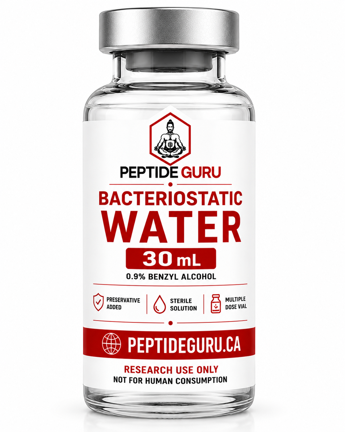 Bacteriostatic Water 30ml research supply